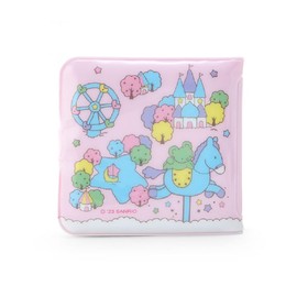 Sanrio Original Little Twin Stars Vinyl Kids Wallet Snap Button Closure Card Pocket With Original Stylus Ballpoint Touch Pen
