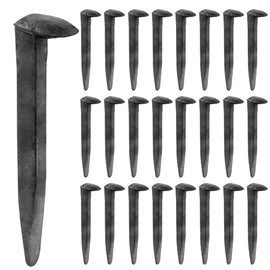 FDKYOEK 24 PCS Railroad Spikes, 4.72 Inches Carbon Steel Rail Road Spike for DIY Projects Art Crafts Home Decorations, Heavy Duty