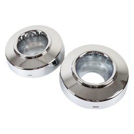 2PCS for 1999-2004 F350 F-350 Super Duty 1-ton Dually Front 4x4 4WD Wheel Center Hub Cap