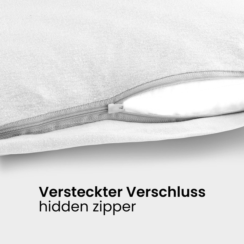 BaSaTex Double Pack Cotton Renforcé Cushion Cover 40 x 40