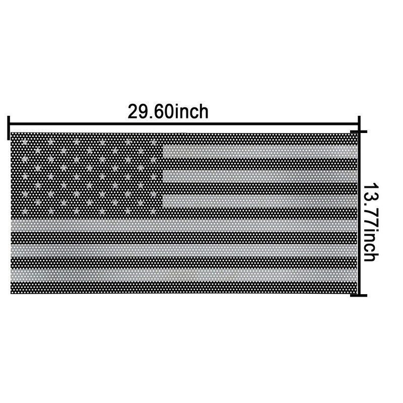 u-Box for Jeep Flag Grill Mesh Insert Front Grille Bug