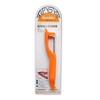 Suncraft FC-117 Freshly Shaped Kinpira Peeler, Made in Japan, Orange
