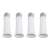 PATIKIL 4.3 Inch E26/E27 Light Socket Extender, 4 Pcs Flexible