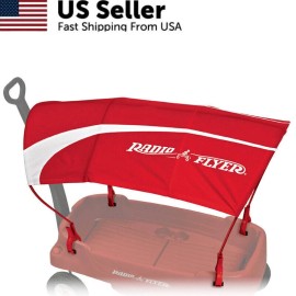 UV Wagon W/ Protection Canopy Accessory Storage Portable Shade Rolling Outdoor
