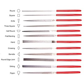 EZE-LAP Half Round, Coarse Grit Individual Needle File (250)