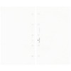 Mini 5 Hole Size Memo Leaf Plain 100 Sheets System