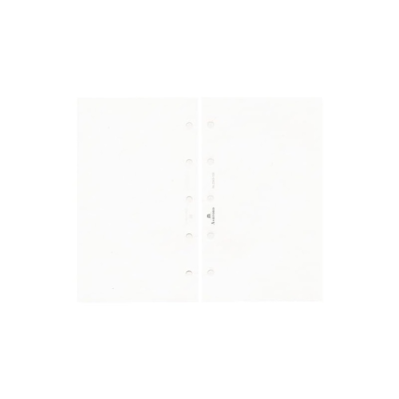 Mini 5 Hole Size Memo Leaf Plain 100 Sheets System
