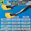 Body Glove Swim Fins | Comfortable Silicon Flippers for Men