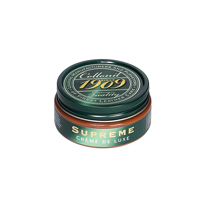 Collonil Unisex 1909 Supreme Creme De Luxe Schuhcreme, Mittelbraun/Hellbraun