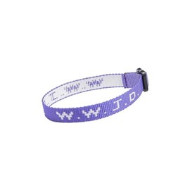 WWJD Rope Woven Adjustable What Would Jesus Do Bracelet Wristbands Bracelet for Women Men Jewelry Colorful Gifts Braied Protection Inspirational Bracelets Couple Friendship-Purple
