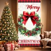 Christmas Wreath Door Cover