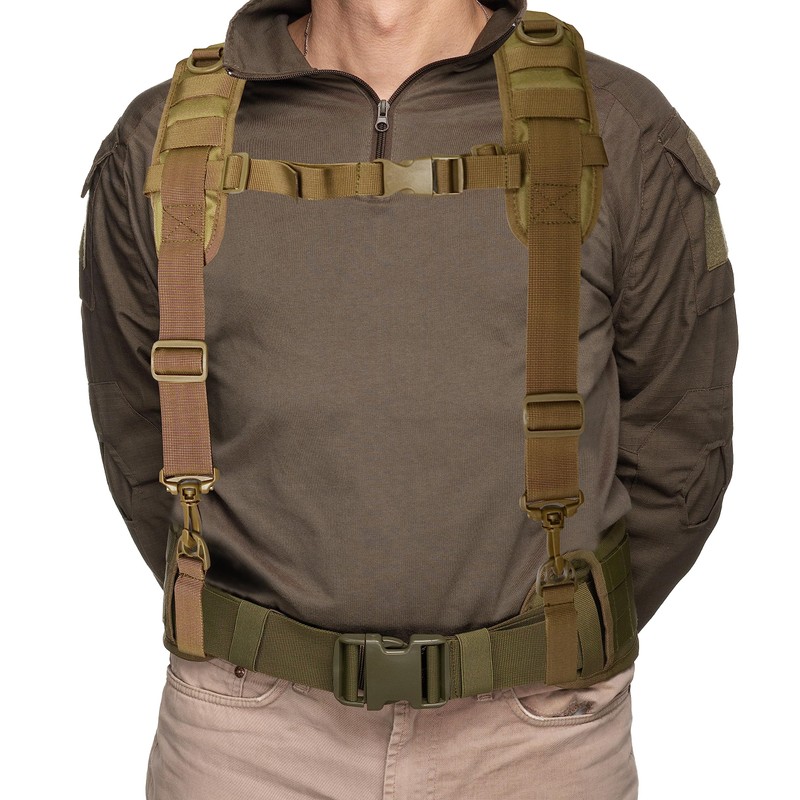 Dr.TOUGH Tactical Suspenders Tool Belt Suspenders Tactical Harness for Men