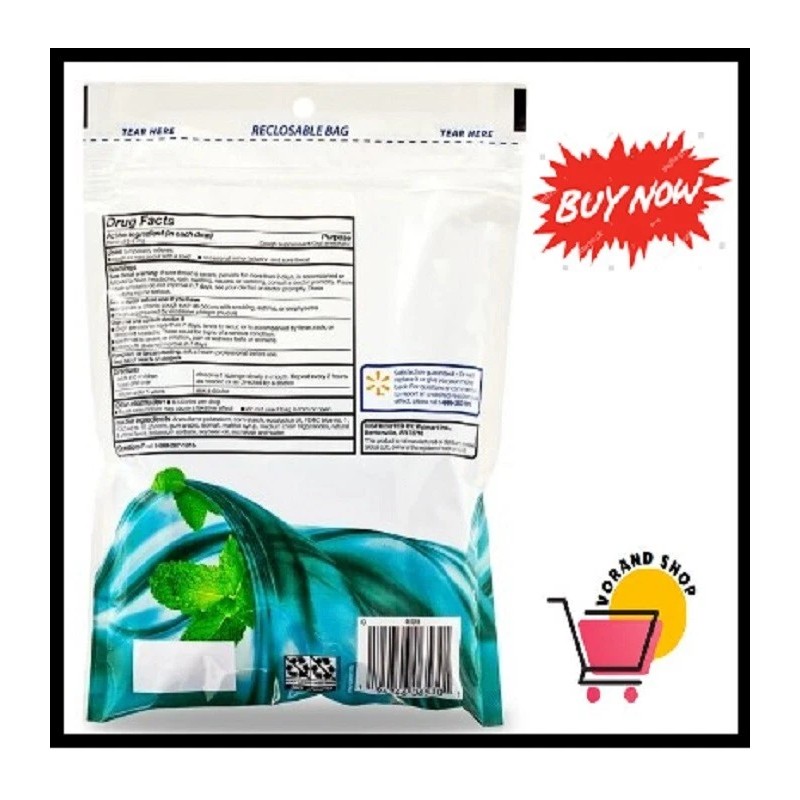 Equate Sugar-Free Menthol Cough Drops 70 Count