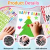1470Pcs Letter Stickers Alphabet Stickers Vinyl Self Adhesive Mailbox Numbers,15