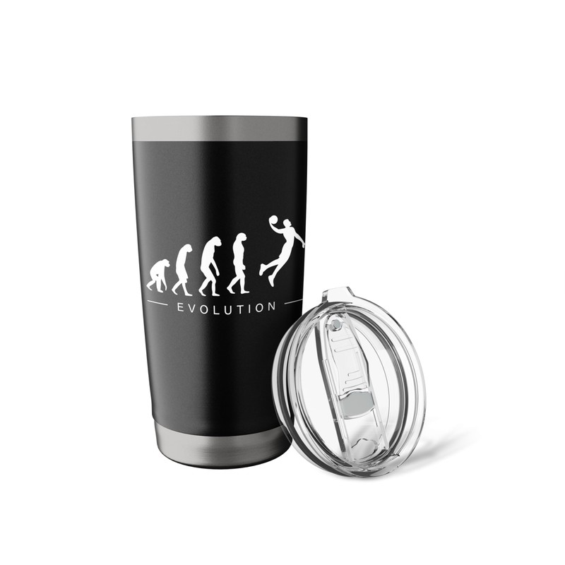 Basket Ball Player Evolution Basketball Stainless Steel Insulated Tumbler