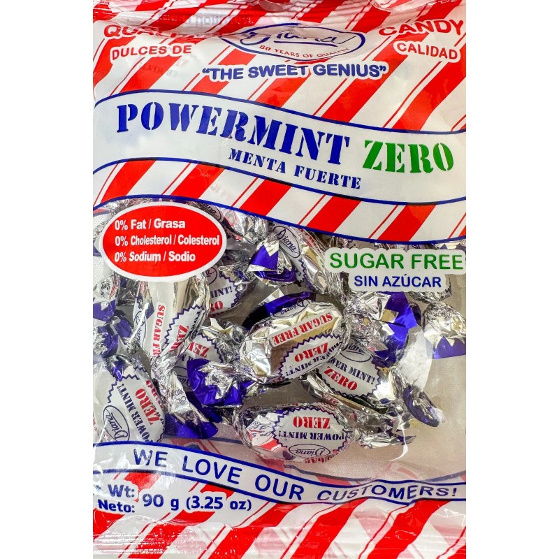 Hard Candy 4-Pack Diana Power Mints Zero SUGAR-FREE - 3.25