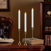 CozierGlow Flameless Taper Candles Flickering with Remote and Timer, 3D