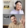 NIVEOLI Cámara Web 4K con micrófono y Cubierta de privacidad