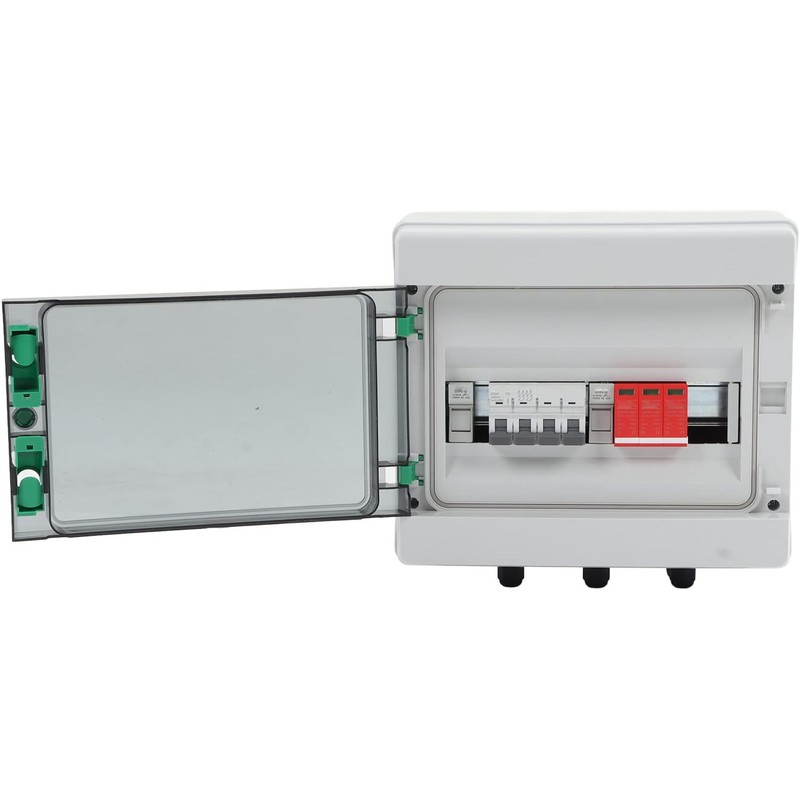 Caja combinadora fotovoltaica fiable protector de sobretensiones para panel solar,
