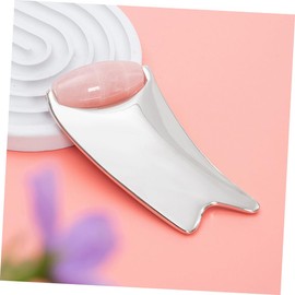 Healeved Double End Facial Gua Tool for Eye and Face Massage Scraping Board for Refreshing Skin Smooth Edges for Safe Use for Home and Travel