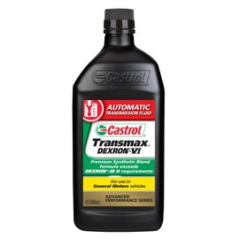 Castrol Transmax Dexron VI Mercon LV Automatic Transmission Fluid, 1 Quart, Pack of 6