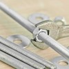 Threaded Rod, 10 Pieces Stainless Steel Rods, M6 x 300mm