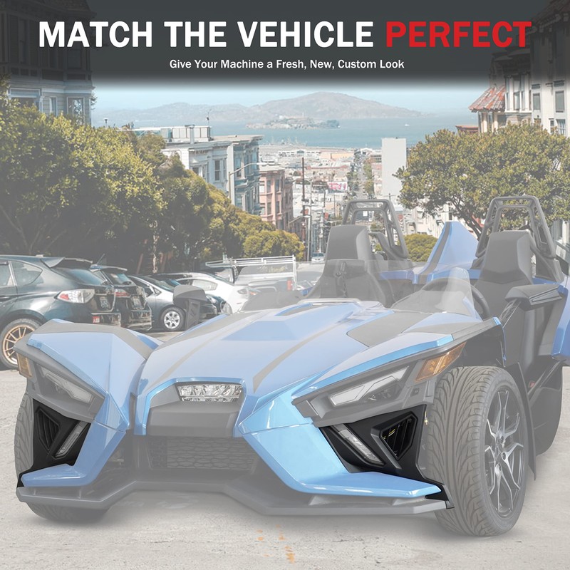 SAUTVS Front Lower Accent Panel Kit for Slingshot 2020-2023, DRL