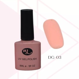 Rj Gel Semipermanente De 3 Pasos Gama De 1pz Letra Dg Uñas