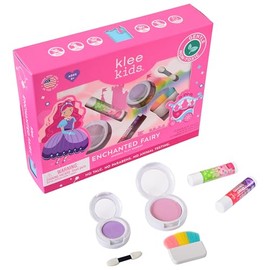 Kit de maquillaje Klee Kids de Luna Star. Suave y no tóxico. Apto para niños. Fabricado en EE. UU. (Hada Encantada)