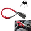 Steering Wheel Lock, Anti-Theft, Steering Lock for Cars, Universal Vehicles,