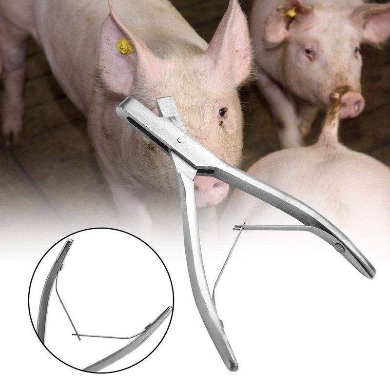 Livestock Ear Notcher, Stainless Steel Pig Ear Plier Ear Notcher