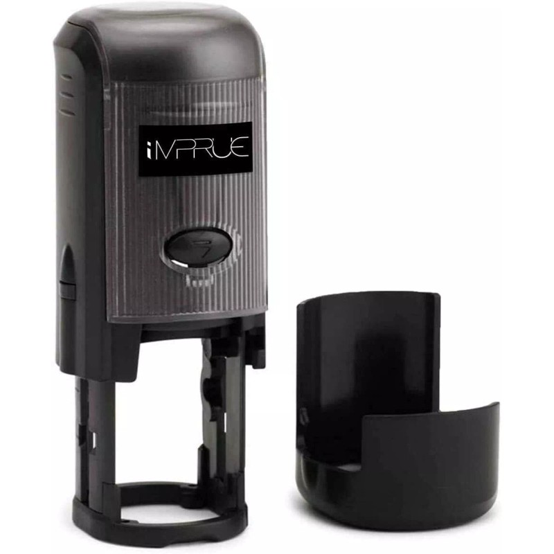 imprue EMAILED Round Self-Inking Stock Rubber Stamp (3/4" Diameter) -