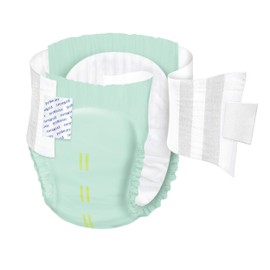 Medline FitRight Stretch Extra Adult Diapers, Disposable Incontinence Briefs with Tabs, Moderate Absorbency, Large / X-Large, 51"-70", 4 packs of 20 (80 total)