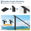 Gyykzz 42" Cable Railing Stair Post for 28-38 Degrees Stairway,