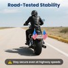 GUAIMI License Plate Flag Mount Double Flag Holder Motorcycle Flags