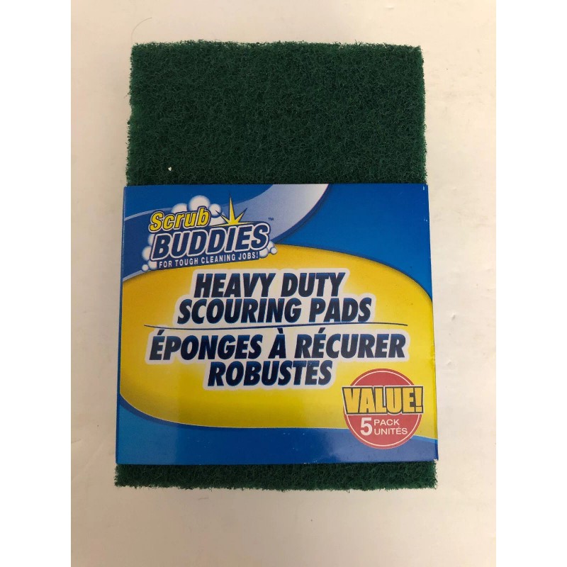 Scrub Buddies 1-5 Pack Scrub Buddies Heavy Duty Scouring Pads-RARE