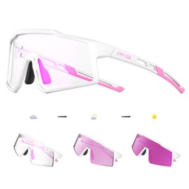KAPVOE Kids Photochromatic Sunglasses Youth Baseball Sunglasses Lightweight TR90 Frame UV402 Protection Cycling Glasses for Boys Girls Sports Cycling 003