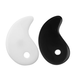 YAPKOLV Gua Sha Massager with Handle Gua Sha Stone Full Body Guasha Cellulite Massage Lymphatic Drainage Removal of Fatigue for Legs, Back, Face, Neck, Muscles