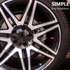 VOSAREA 4 Pieces Aluminium Alloy Car Tyre Valve Caps Round