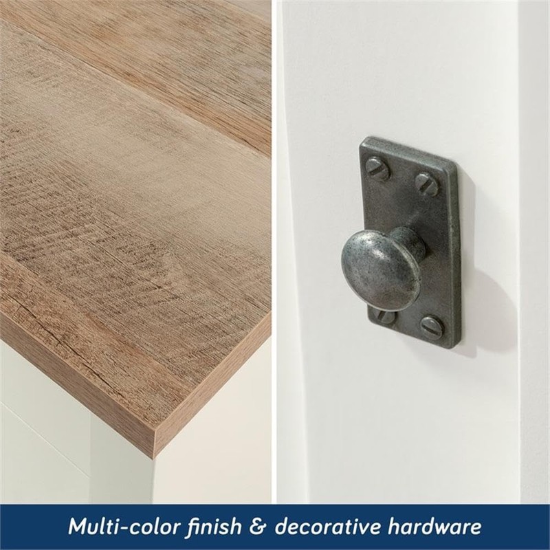 Sauder Homeplus Robot Vacuum Storage Side Table End Table Cabinet