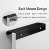 Cjueiom 6 Pack Concealed Kitchen Cupboard Handles 128mm Hole Center