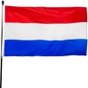 DANF Netherlands Flag 3x5 Ft Thick Polyester, Fade Resistant, Brass