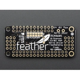 8-Channel PWM or Servo FeatherWing Add-on For All Feather Boards