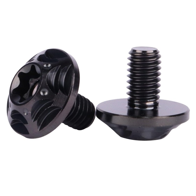 UHDFBDHF Titanium Bolt M6 Torx Head T40 Screws for Bicycle,