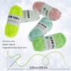 Creative Luminous Knitting Yarn - 5 Rolls Glow in The
