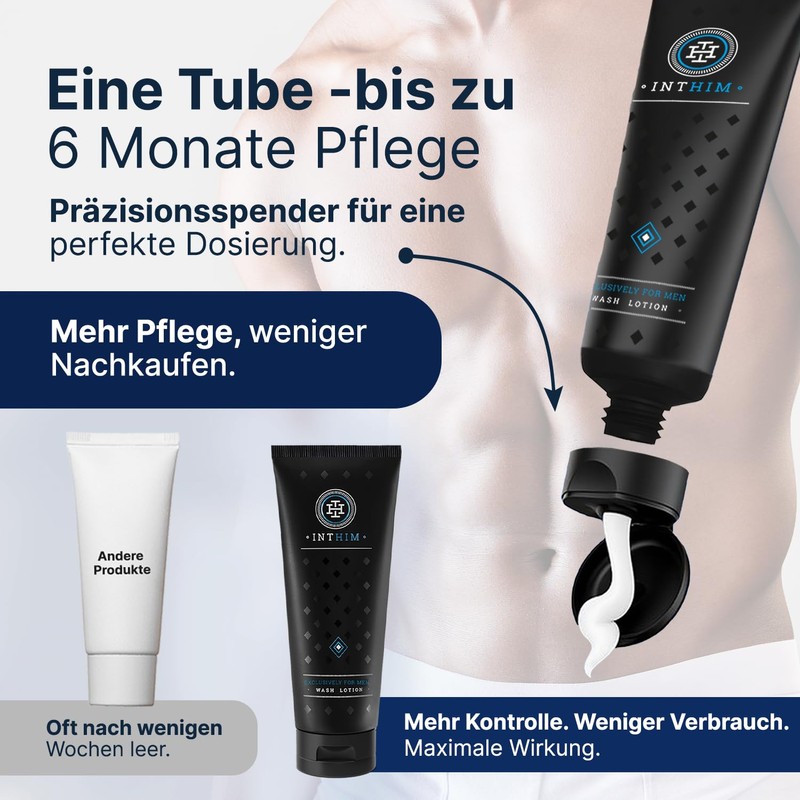 IntHim Antibacterial Intimate Wash Lotion for Men - pH Skin