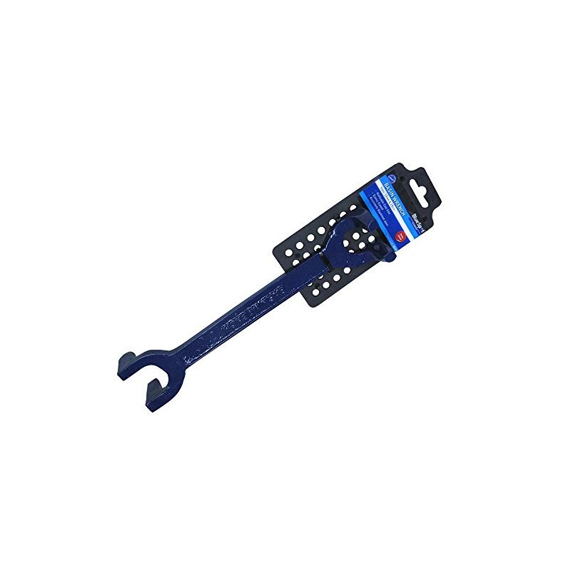 Blue Spot Tools 06326 Bluespot Fixed Claw Basin Wrench, Blue