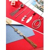 Hicarer 12 Pieces Long Pendant Necklace Set Y Tassel Leaf