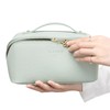 Vlando Large Capacity Travel Cosmetic Bag - Makeup Bag, PU