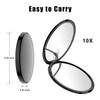 Magnifying Compact Mirror for Purses - Benbilry Double Sided Travel